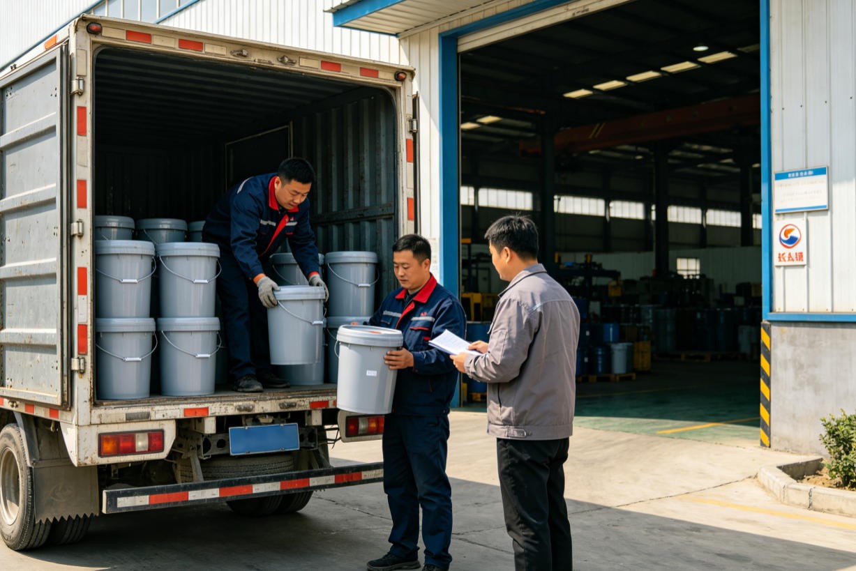 陕西长城润滑油代理现货仓储现场 长城润滑油西安授权经销商仓库油品堆放实拍